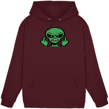 Alien mit Mittelfinger – Kontakt abgebrochen - Basic Unisex Hoodie