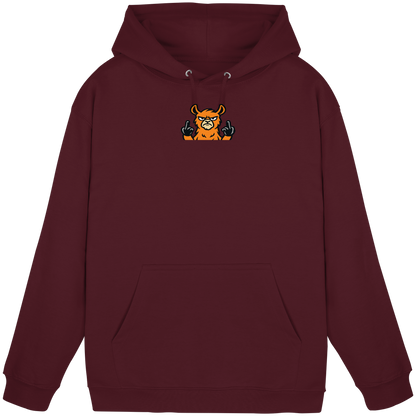 Lama mit Mittelfinger – Das Modeaccessoire für klare Kante und Ruhe - Basic Unisex Hoodie