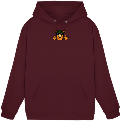 Lama mit Mittelfinger – Dein freches Statement gegen nervige Fragen und blöde Menschen - Basic Unisex Hoodie