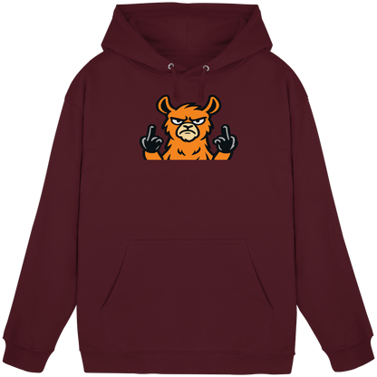 Lama mit Mittelfinger – Das Modeaccessoire für klare Kante und Ruhe - Basic Unisex Hoodie
