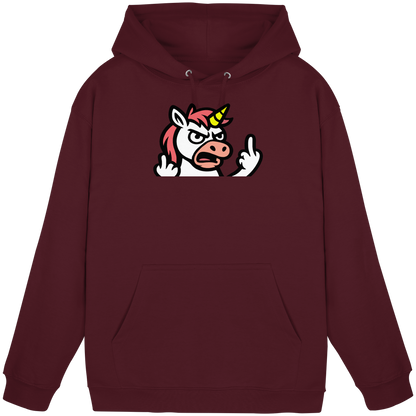 Einhorn mit Mittelfinger – Wenn die Zuckerwatte abgelaufen ist - Basic Unisex Hoodie