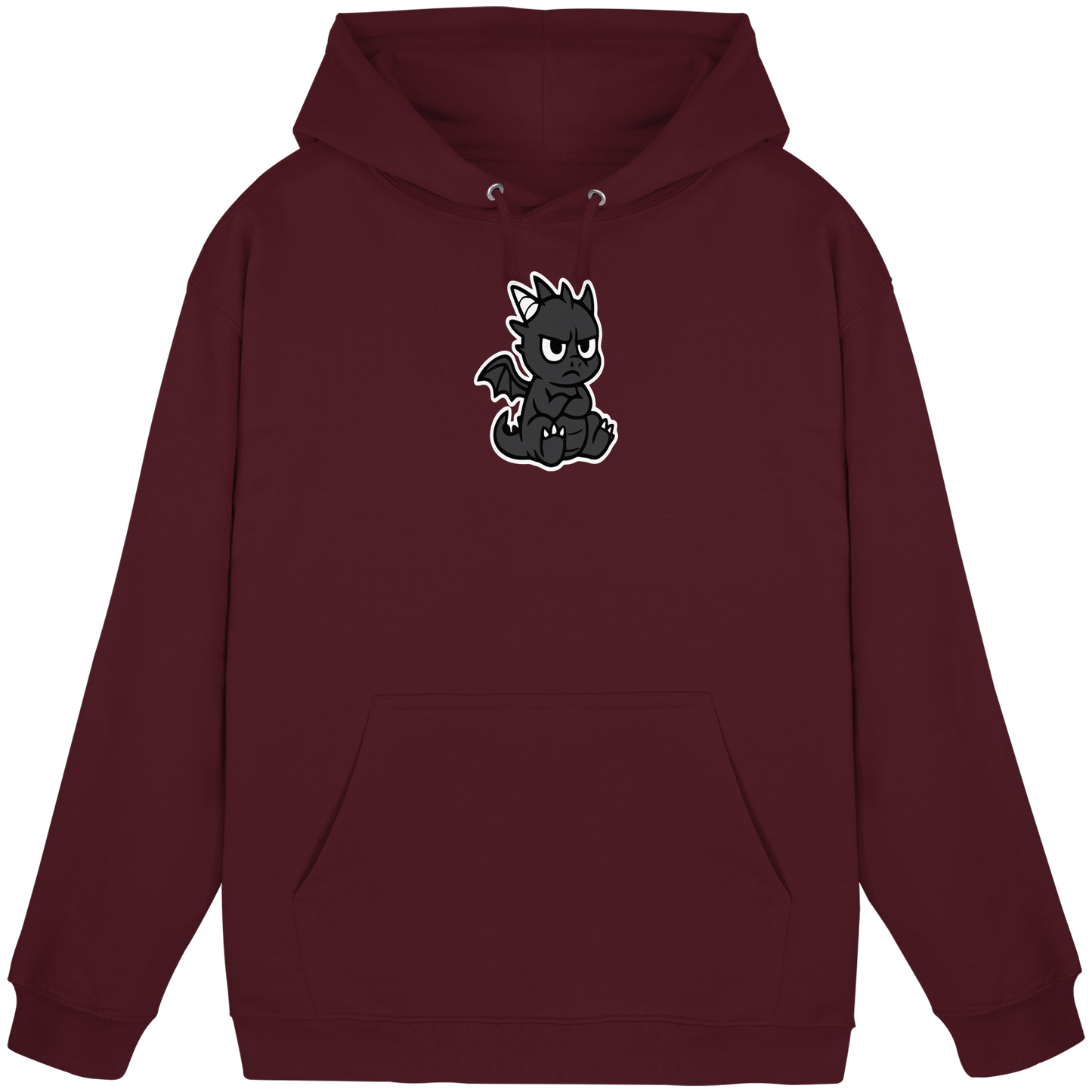 Babydrache mit Stirnrunzeln – Klein, flauschig, nicht begeistert - Basic Unisex Hoodie