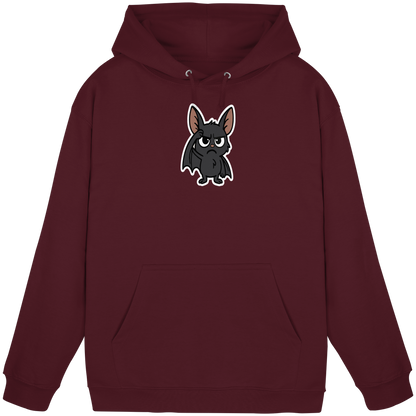 Fledermaus mit hochgezogener Braue – Nachtleben mit Meinung - Basic Unisex Hoodie
