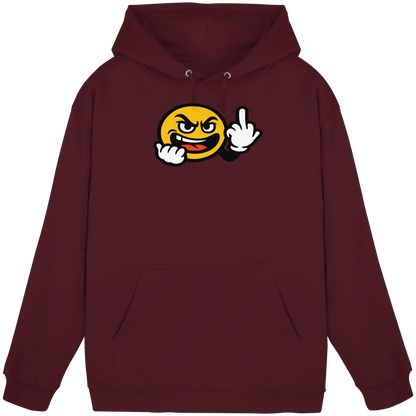 Smiley mit Mittelfinger – Gute Laune. Schlechte Laune. Klar geregelt. - Basic Unisex Hoodie