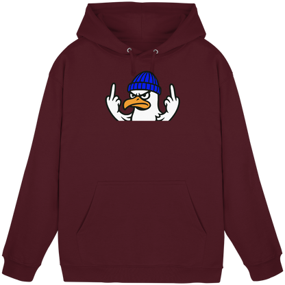 Möwe mit Mittelfinger – Vogel zeigen, Stil behalten  - Basic Unisex Hoodie