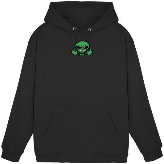 Alien mit Mittelfinger – Kontakt abgebrochen - Basic Unisex Hoodie