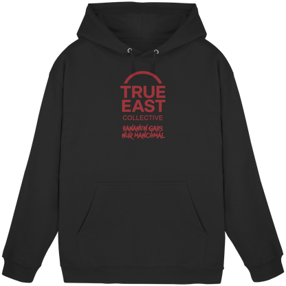 Bananen gab’s – nur manchmal & True East Logo - Erinnerung trifft Streetwear - Basic Unisex Hoodie
