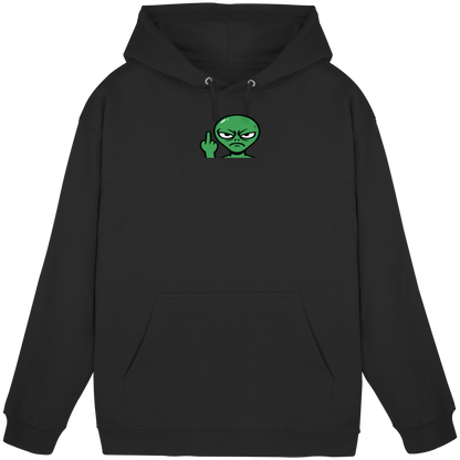 Alien mit Mittelfinger – Erdleben ist kein Ponyhof - Basic Unisex Hoodie