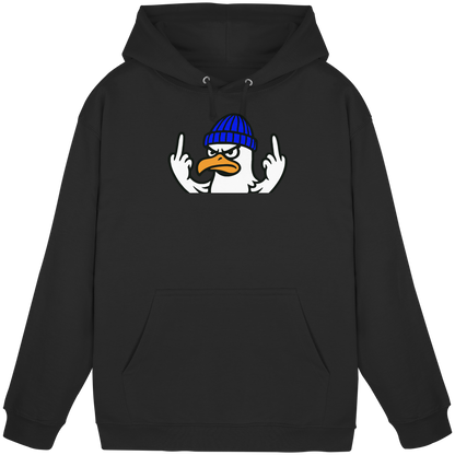 Möwe mit Mittelfinger – Vogel zeigen, Stil behalten  - Basic Unisex Hoodie