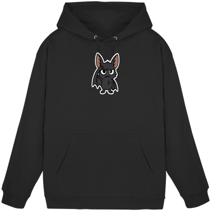 Fledermaus mit hochgezogener Braue – Nachtleben mit Meinung - Basic Unisex Hoodie