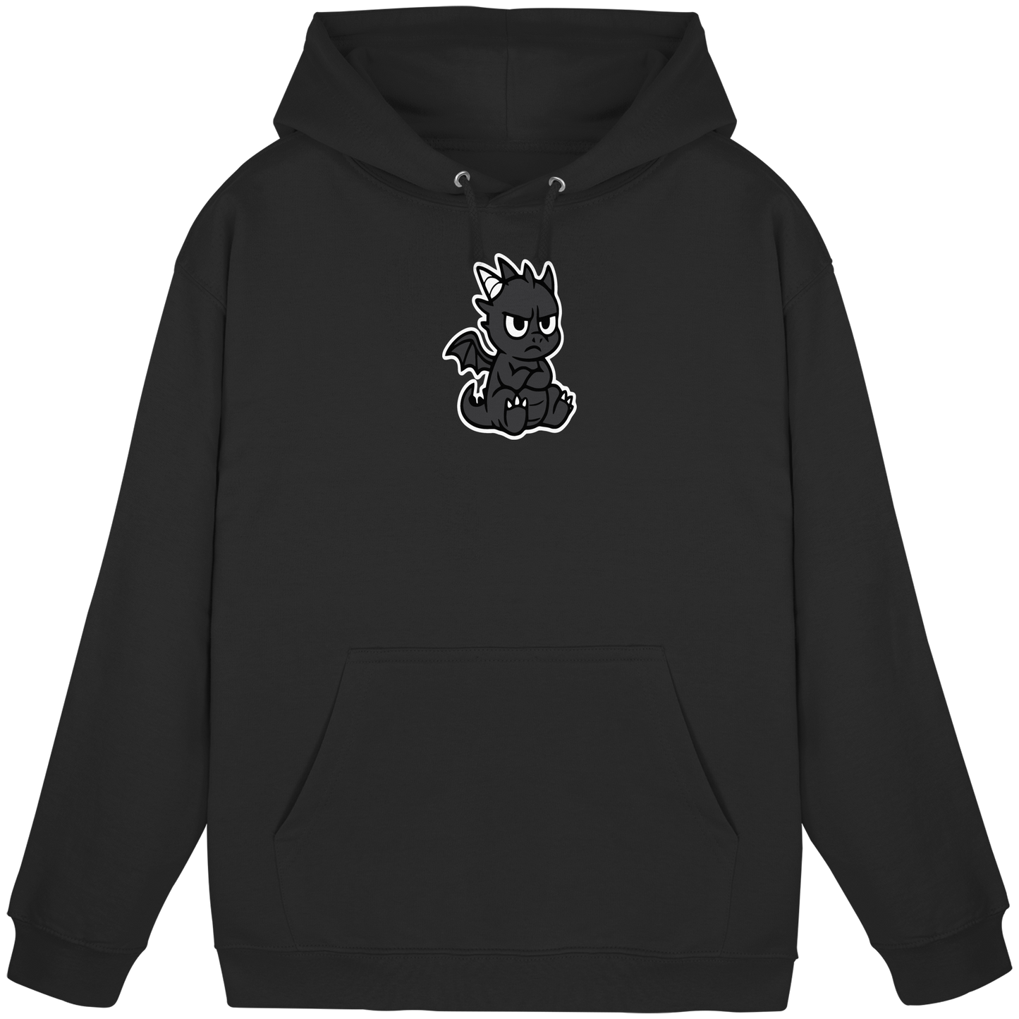 Babydrache mit Stirnrunzeln – Klein, flauschig, nicht begeistert - Basic Unisex Hoodie