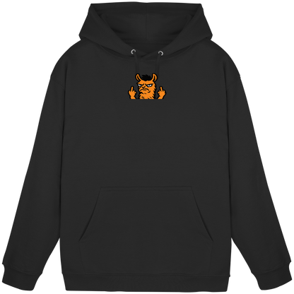 Lama mit Mittelfinger – Dein Mode-Statement gegen soziale Überforderung - Basic Unisex Hoodie