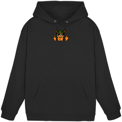 Lama mit Mittelfinger – Dein freches Statement gegen nervige Fragen und blöde Menschen - Basic Unisex Hoodie