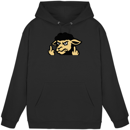 Schwarzes Schaf mit Mittelfinger – Für alle, die nicht dazugehören wollen - Basic Unisex Hoodie