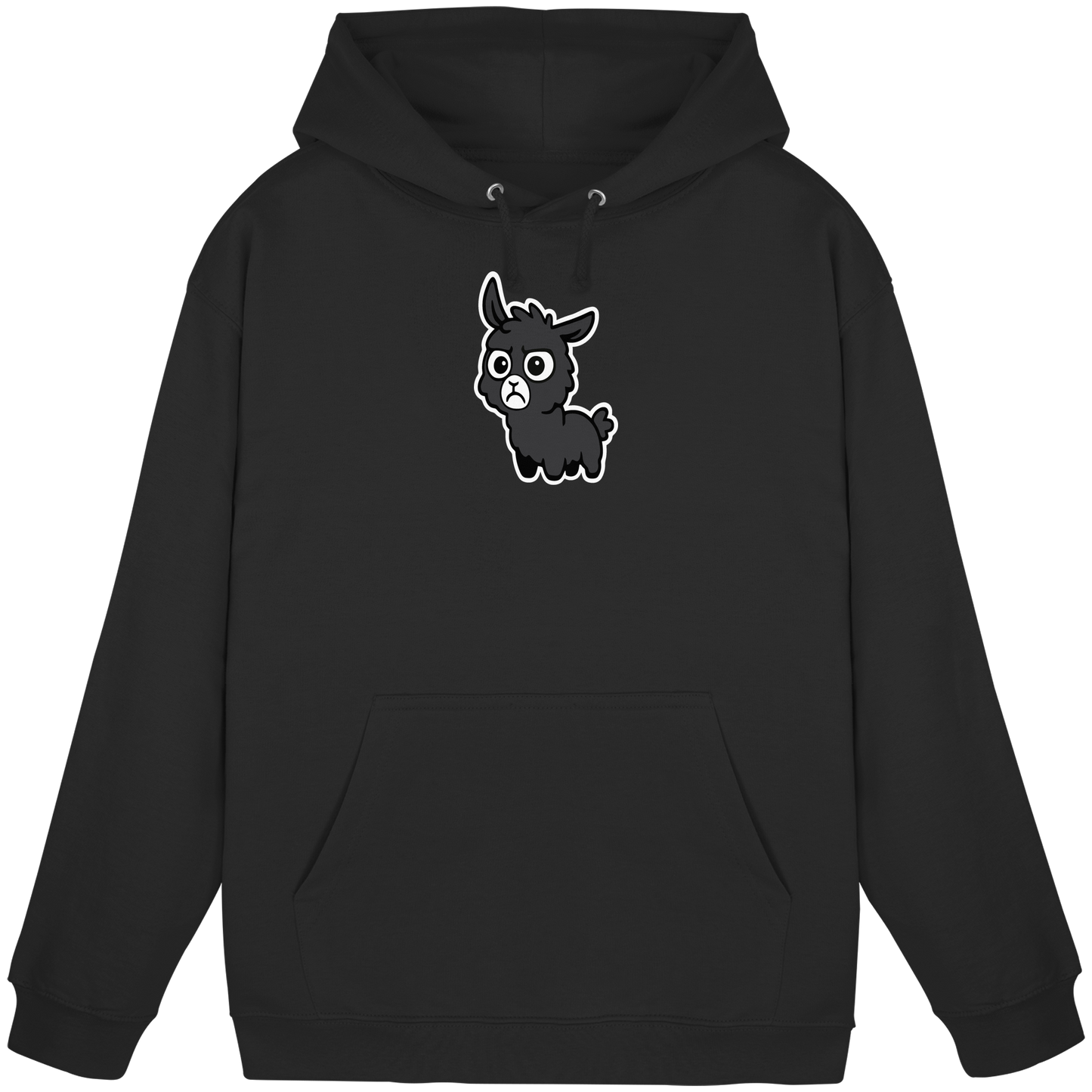 Alpaka im Büro-Modus — Skepsis trifft Business-Casual - Basic Unisex Hoodie