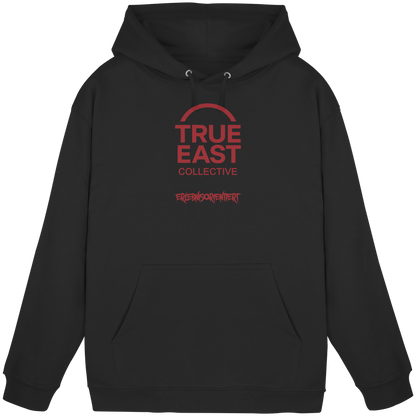Erlebnisorientiert & True East Logo – Mehr als nur 90 Minuten - Basic Unisex Hoodie