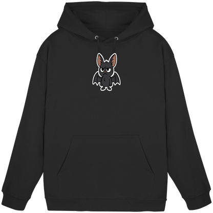 Fledermaus mit Augenrollen – Sozial, aber selektiv - Basic Unisex Hoodie