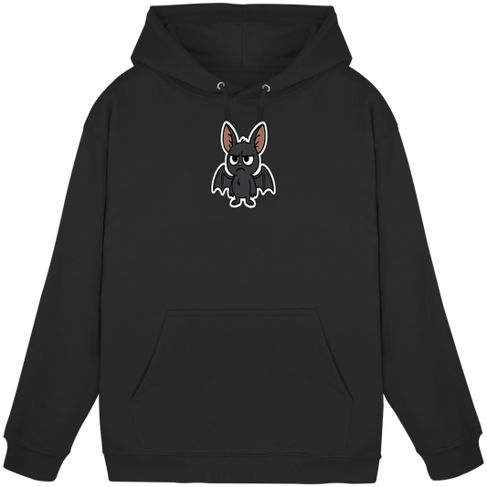 Fledermaus mit Augenrollen – Sozial, aber selektiv - Basic Unisex Hoodie