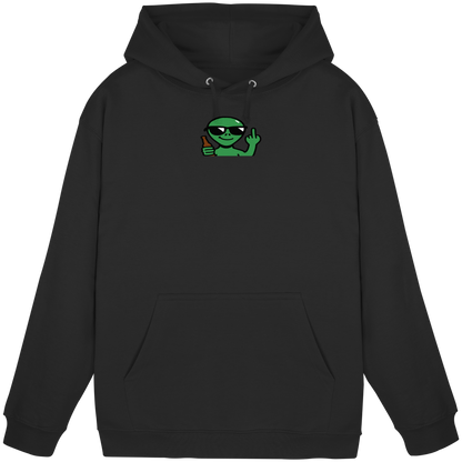 Alien mit Mittelfinger – Der Club gehört den Sternen - Basic Unisex Hoodie