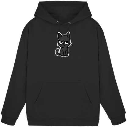 Schwarze Katze im Schatten – Personal wird beobachtet - Basic Unisex Hoodie