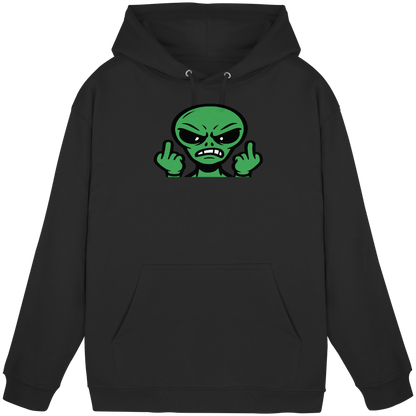 Alien mit Mittelfinger – Kontakt abgebrochen - Basic Unisex Hoodie