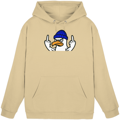 Möwe mit Mittelfinger – Vogel zeigen, Stil behalten  - Basic Unisex Hoodie