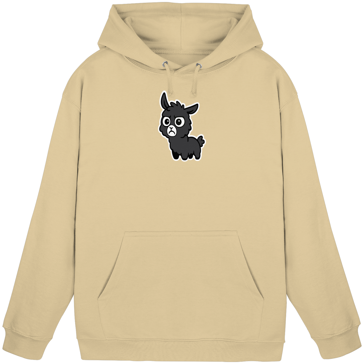 Alpaka im Büro-Modus — Skepsis trifft Business-Casual - Basic Unisex Hoodie