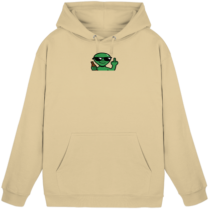 Alien mit Mittelfinger – Der Club gehört den Sternen - Basic Unisex Hoodie