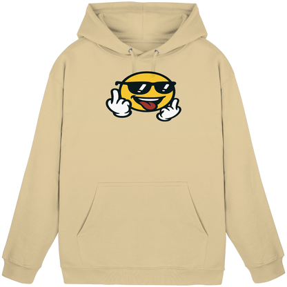 Smiley mit Mittelfinger – Der freundlichste Mittelfinger der Welt - Basic Unisex Hoodie