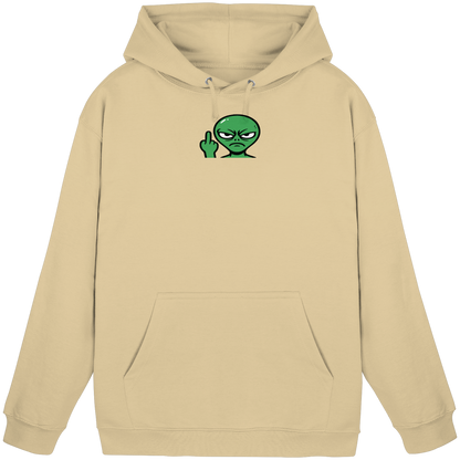 Alien mit Mittelfinger – Erdleben ist kein Ponyhof - Basic Unisex Hoodie