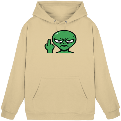 Alien mit Mittelfinger – Erdleben ist kein Ponyhof - Basic Unisex Hoodie