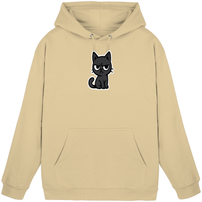 Schwarze Katze im Schatten – Personal wird beobachtet - Basic Unisex Hoodie