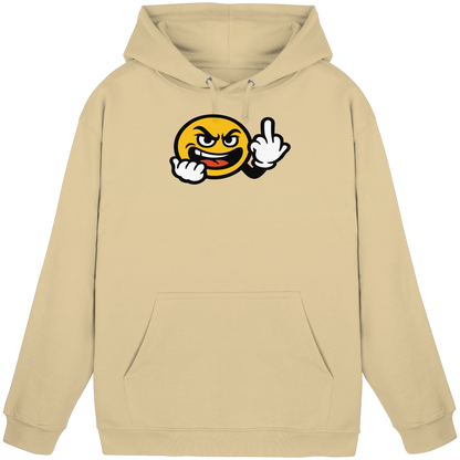 Smiley mit Mittelfinger – Gute Laune. Schlechte Laune. Klar geregelt. - Basic Unisex Hoodie