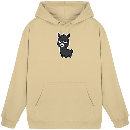 Alpaka mit Augenrollen & hochgezogener Lippe – Bitte nicht heute, Mensch - Basic Unisex Hoodie