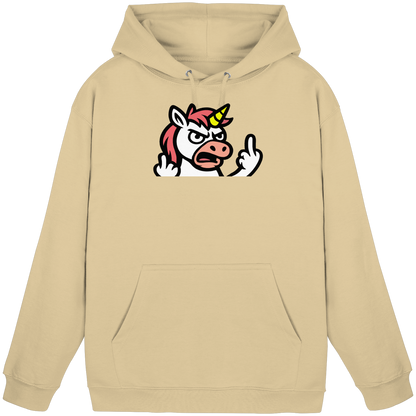 Einhorn mit Mittelfinger – Wenn die Zuckerwatte abgelaufen ist - Basic Unisex Hoodie