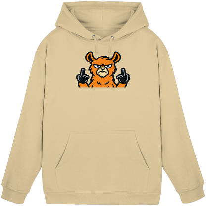 Lama mit Mittelfinger – Das Modeaccessoire für klare Kante und Ruhe - Basic Unisex Hoodie