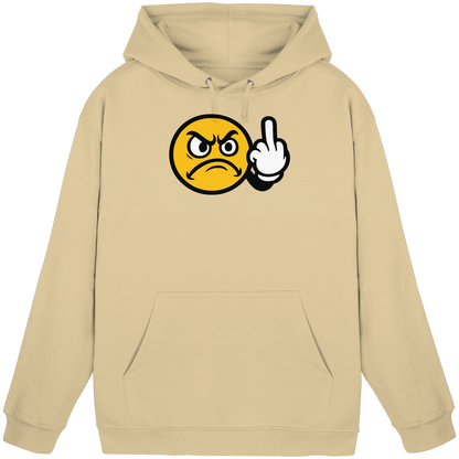 Smiley mit Mittelfinger – Dein stilles „Nope“ mit Gesicht - Basic Unisex Hoodie