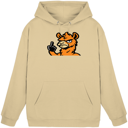Lama mit Mittelfinger – Meditation auf Abwehrmodus - Basic Unisex Hoodie