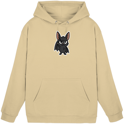 Fledermaus mit hochgezogener Braue – Nachtleben mit Meinung - Basic Unisex Hoodie