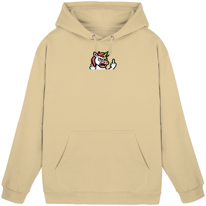 Einhorn mit Mittelfinger – Wenn die Zuckerwatte abgelaufen ist - Basic Unisex Hoodie
