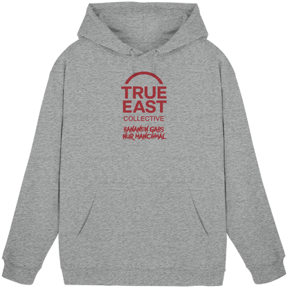 Bananen gab’s – nur manchmal & True East Logo - Erinnerung trifft Streetwear - Basic Unisex Hoodie