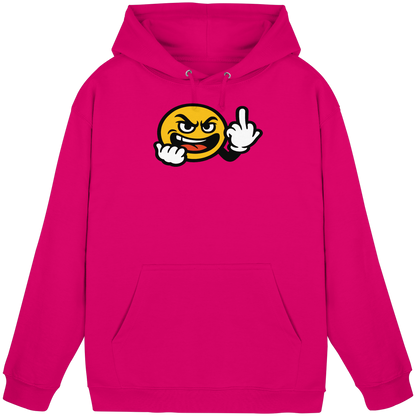 Smiley mit Mittelfinger – Gute Laune. Schlechte Laune. Klar geregelt. - Basic Unisex Hoodie