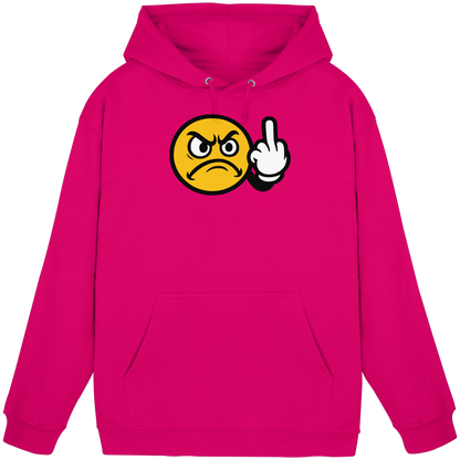 Smiley mit Mittelfinger – Dein stilles „Nope“ mit Gesicht - Basic Unisex Hoodie
