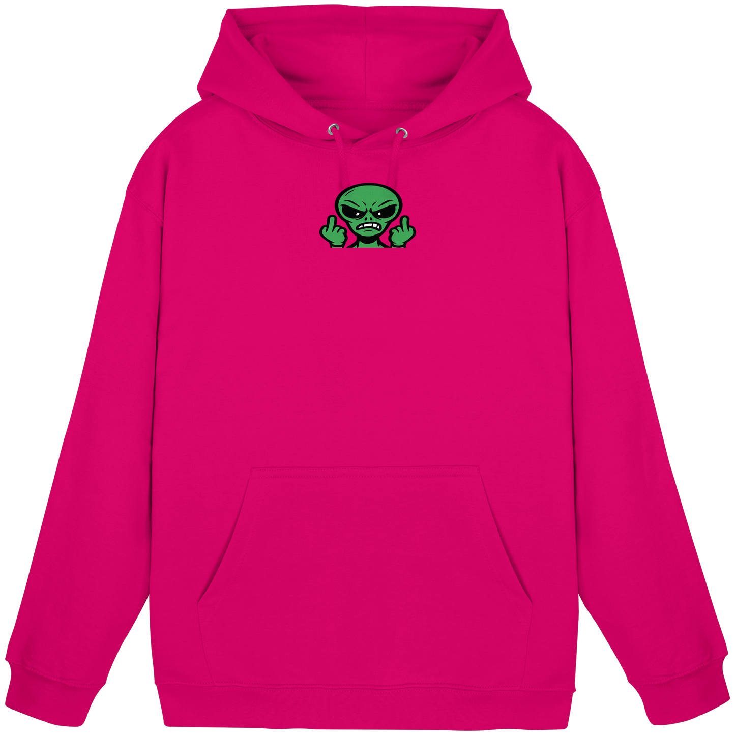 Alien mit Mittelfinger – Kontakt abgebrochen - Basic Unisex Hoodie