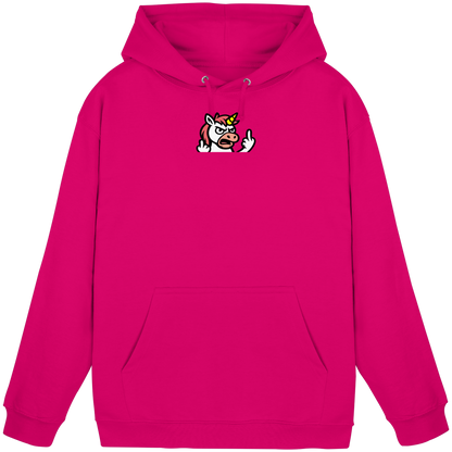 Einhorn mit Mittelfinger – Wenn die Zuckerwatte abgelaufen ist - Basic Unisex Hoodie