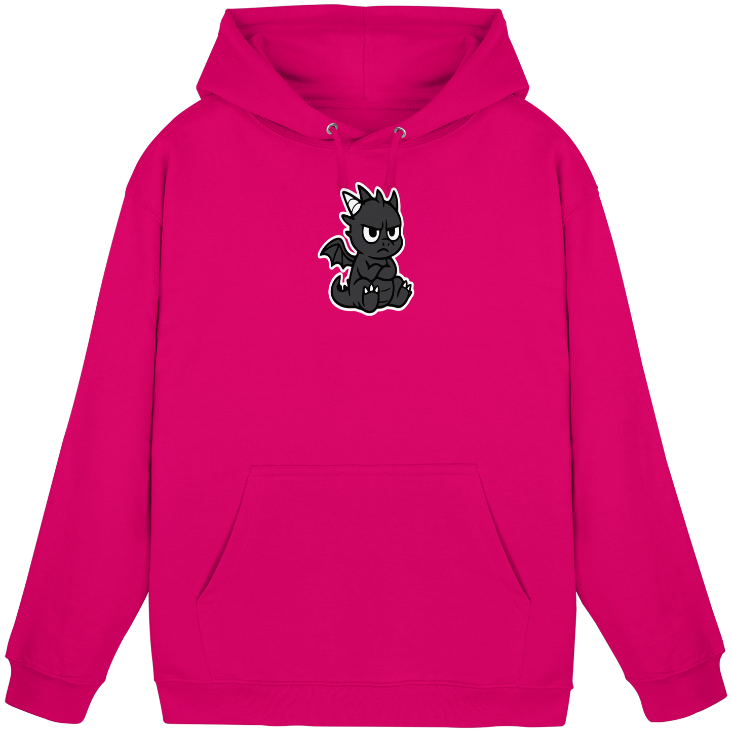 Babydrache mit Stirnrunzeln – Klein, flauschig, nicht begeistert - Basic Unisex Hoodie