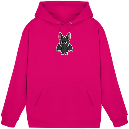 Fledermaus mit Augenrollen – Sozial, aber selektiv - Basic Unisex Hoodie
