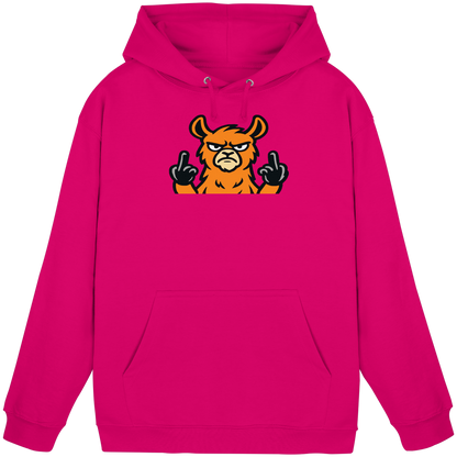 Lama mit Mittelfinger – Das Modeaccessoire für klare Kante und Ruhe - Basic Unisex Hoodie