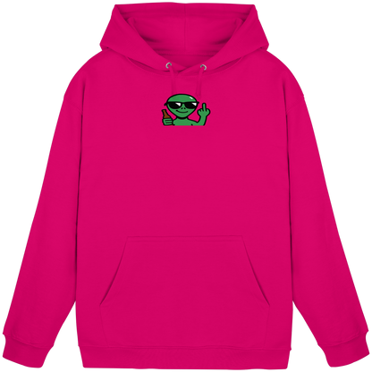 Alien mit Mittelfinger – Der Club gehört den Sternen - Basic Unisex Hoodie