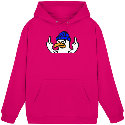Möwe mit Mittelfinger – Vogel zeigen, Stil behalten  - Basic Unisex Hoodie